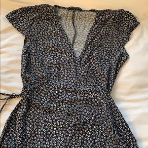 SOLD! Floral wrap dress